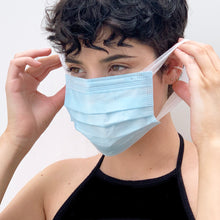 Load image into Gallery viewer, DISPOSABLE FACE MASK (FABRIC EAR LOBE)